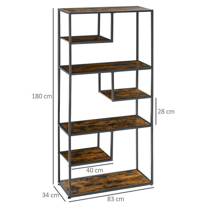 7 Tier Industrial Ladder Shelf