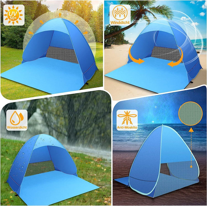 2-3 Person Automatic Pop Up Tent