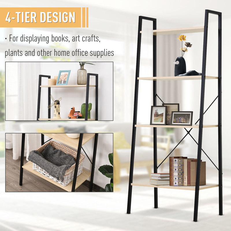 4-Tier Minimalistic Ladder Shelf