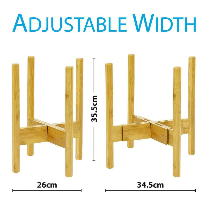 Adjustable Bamboo Plant Stand