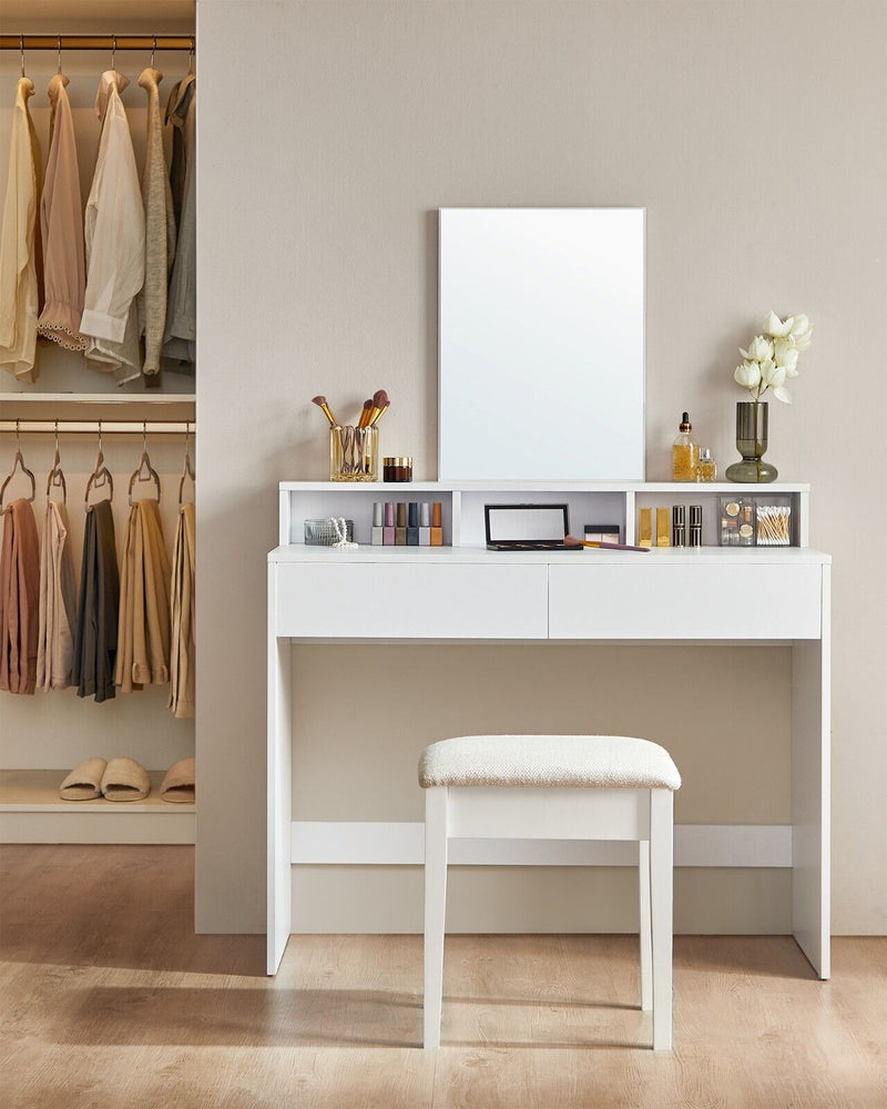 Dressing Table with Large Mirror