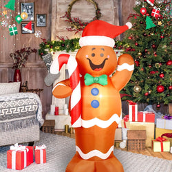 5ft Christmas Inflatable Gingerbread
