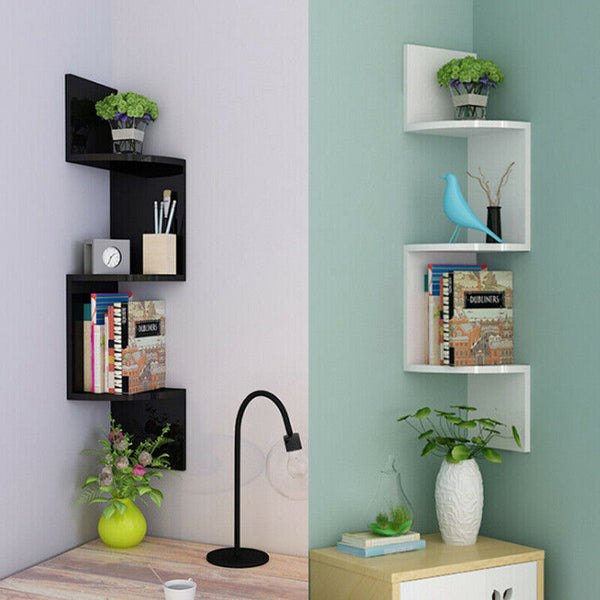 3 Tier Floating Wall Shelves