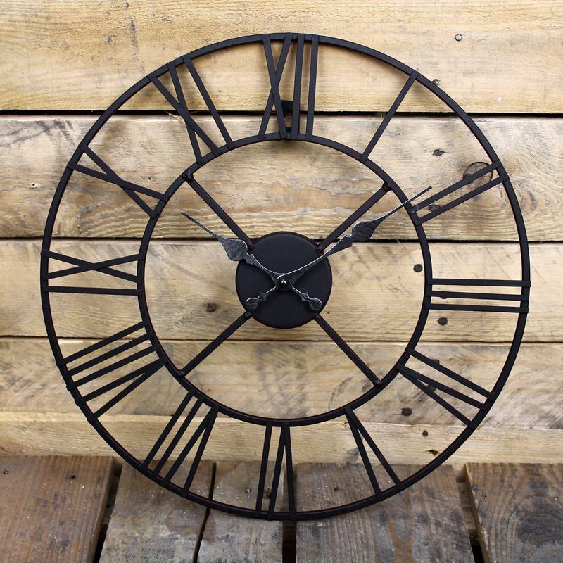 40cm Roman Black Wall Clock