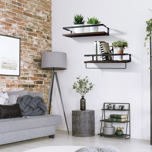 2 Tiers Floating Shelves
