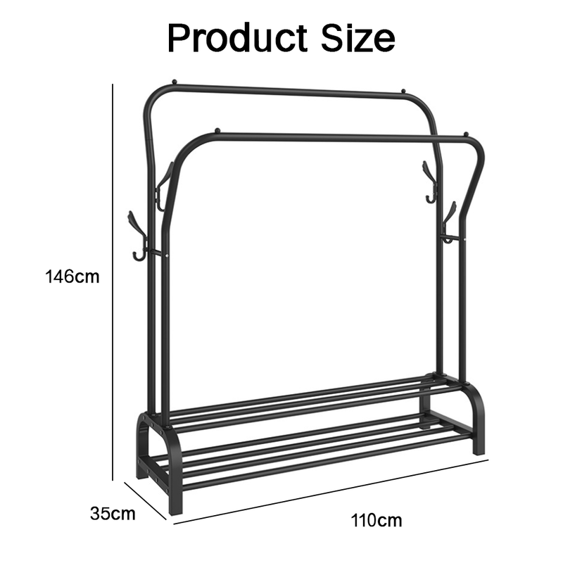 3 in 1 Heavy Duty Clothes Rail