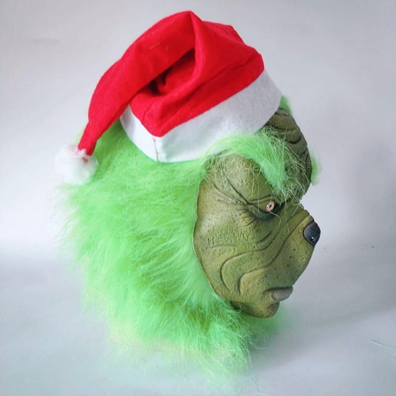 Grinch Mask Christmas Decoration
