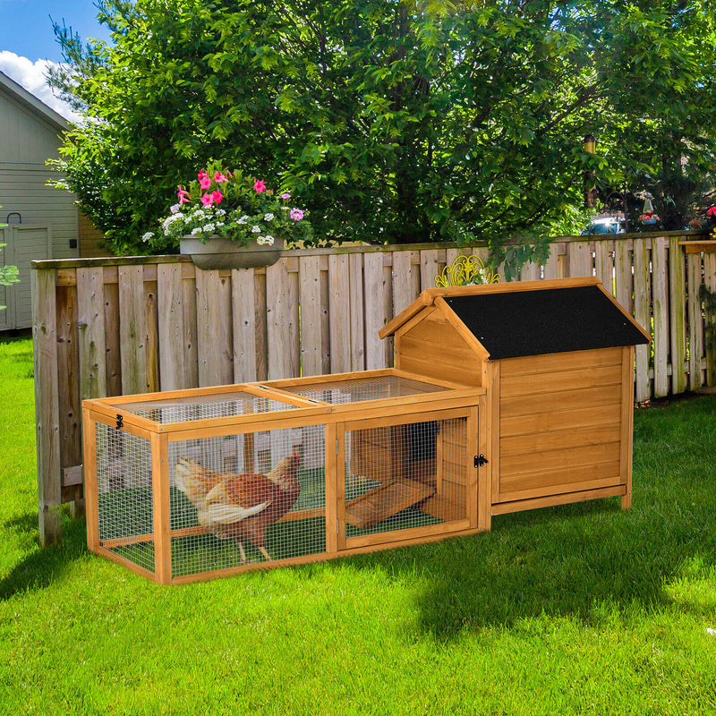 Wooden Hen House w/ Removable Tray